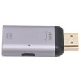 thumbnail image 3 of Tipo C Adaptador HD 4K PD 100W Tipo portátil C hembra a macho Estación de acoplamiento de adaptador chapada en oro, 3 of 8