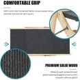 Wood Pet Stairs/Pet Steps for All Dogs and Cats 2in1 Foldable