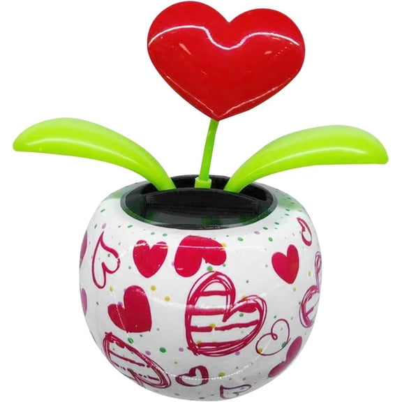 Solar Flower Toy, Solarflower – Solar Dancing Flower Car Dashboard Decorations, Funny Solar Powered Dancing Flower Pot Car Ornaments, Flower Swinging Toy for Car Interior Decor, Novelty Gifts