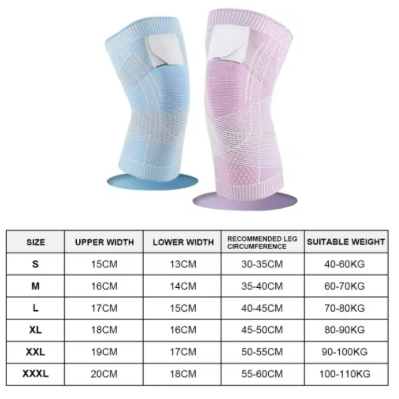 Sports Kneepad Men Women Pressurized Elastic Knee Pads Support Fitness Gear Basketball Volleyball Brace Protector Bandage