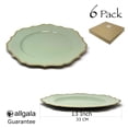 thumbnail image 2 of Allgala Floral Sage 13-Inch Charger Plates, Heavy Quality, 6-Pack, 2 of 3