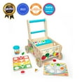 thumbnail image 5 of Melissa & Doug Wooden Shape Sorting Grocery Cart Push Toy and Puzzles (16 Pieces), 5 of 10