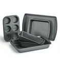 Mainstays 6 Piece NonStick Bakeware Sets, Easy for Release and Clean