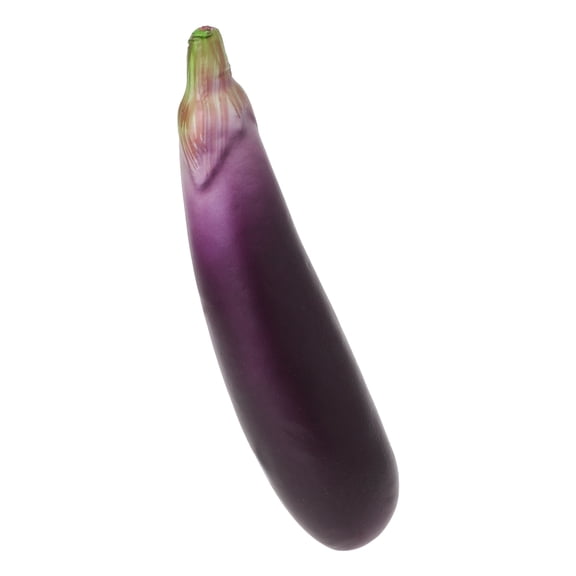 Sinyiin Lifelike Artificial Eggplants Simulation Fake Vegetable Photo Props Home Kitchen