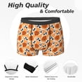 thumbnail image 2 of Men's Boxer Briefs, halloween pumpkin ghost fun Soft Comfy Mens Underwear Boxer Briefs Breathable With Widen Waist, 2 of 7