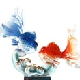 thumbnail image 6 of TISHITA Carp Lucky Ornament ,Carp Decoration ,Creative Feng Shui Sculpture, Fortune Lucky Figurine for Shop Home Decoration B, 6 of 7