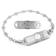 thumbnail image 1 of MedicEngraved Stainless Steel Custom Medical Alert Bracelet - 5mm Heart Link, 1 of 7