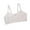 White, variant on SHenli Sports Bra for Girls 10-16, Seamless Wireless Bralette with Adjustable Straps & Fixed Pads