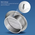 thumbnail image 4 of Elegant Round Sturdy Stainless Steel Soffit Ventilation Grille with Builts In Bathroom Home Accessory for Apartments, 4 of 5