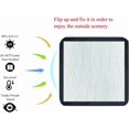 thumbnail image 2 of shiyou-16.5"*16.5"-RV Reflective Vent Cover RV Vent Shade RV Reflective Skylight Cover with Aluminum Film RV Skylight Sun Shield Shade RV Roof Vent Shade, 2 of 4