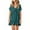 Green, variant on Pntutb Women's Dress Dot Print Drees Knee-Length Short Sleeve Draped Dress Green XXL