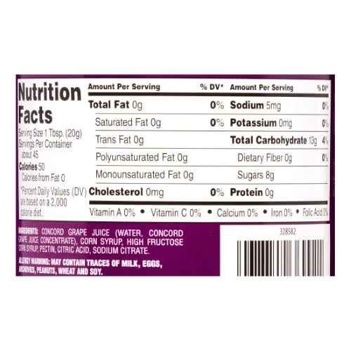 Great Value Jelly, Concord Grape, 32 Oz