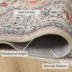 thumbnail image 5 of Alfombra lavable Goideal, beige, 120 x 180 cm, con respaldo de goma antideslizante, 5 of 7