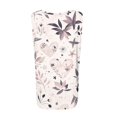 thumbnail image 5 of WEIWEN Summer Tank Tops for Women Pleated Floral Printed Square Neck Sleeveless Shirts Casual Loose Fit Trendy Camisole Vest Dark Blue, XL, 5 of 5