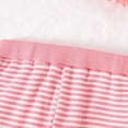 thumbnail image 4 of TOWED22 Baby Girl Clothes Fall Winter Outfits Ruffle Ribbed Long Sleeve Top Flare Pants Clothing Set for Toddler Girl,Pink,18-24 M, 4 of 9