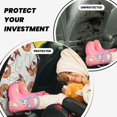 thumbnail image 3 of Shrimp No.9030 Car Back Seat Protector Cover 2 Pack Kick Mats Back Seat Protector for Kids + Pocket Storage Organizer Universal Fit Car Seat Back Protectors, 3 of 5