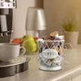 thumbnail image 2 of K Cup Holder Coffee Pod Storage Organizer Basket Kpod Container for Counter Coffee Bar Home White, 2 of 8