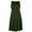 Army Green, variant on Women's Summer Maternity Dress Sleeveless Ruffle Tank Dress with Pockets