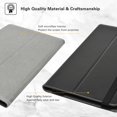 thumbnail image 2 of Labanema Compatible with ALLDOCUBE iPlay 50 Case,iPlay 50 Pro Case,PU Leather Folio 2-folding Stand Cover for ALLDOCUBE iPlay 50 (Model:T1030) /iPlay 50 Pro 10.36" Tablet,Black, 2 of 5