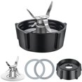 thumbnail image 1 of Piezas de Repuesto para Oster Osterizer Licuadora, Conjunto de Cuchillas de FusióN de 4 Puntos con Junta de Sello de Goma de 2 Piezas 4961, 1 of 5
