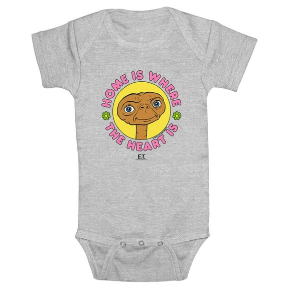 Infant's E.T. the Extra-Terrestrial Home Is Where the Heart Is Bodysuit