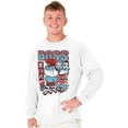 thumbnail image 3 of The Smurfs Cool Kanji Boss Papa Men's Long Sleeve Tee T Shirt Brisco Brands L, 3 of 6