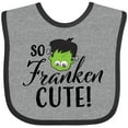 thumbnail image 3 of Inktastic Halloween So Franken Cute Boys or Girls Baby Bib, 3 of 4