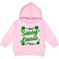 thumbnail image 2 of Inktastic Sassy Lassy with Green 4 Leaf Clovers Toddler Hoodie, 2 of 4