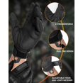 thumbnail image 4 of Guantes tácticos para hombre y mujer, guantes de moto negros con pantalla táctil y carcasa rígida para airsoft, paintball, motocross, caza, tiro, acampada, conducción de vehículos todoterreno,, 4 of 6