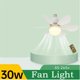 thumbnail image 5 of Ventilador de techo LED 2 en 1 PENGJJMXG Lámpara enfriadora 30 W con control remoto 3000k-6500, 5 of 5