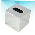 thumbnail image 2 of MUSEYA 1Pc Suspended Tissue Box Stainless Steel Wall Mountable Design for Home Bathroom, 2 of 8