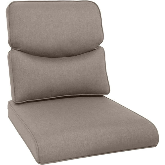 Outdoor Chair Cushions Set - 22 x 25 Inch Fade Resistant Patio Chair Cushions Outdoor Seat Cushions for Patio Furniture Chair Sofa Couch-Grey