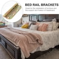 thumbnail image 4 of 4 Ensembles de Supports de Lit, Attaches de Rail de Lit, Accessoires de Rail de Lit Robustes, 4 of 6