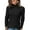 Black #004, variant on Turtleneck Sweaters for Women - Oversized Fall Winter Long Sleeve Soft Dressy Casual Knit Pullover Tops 2025 Red L