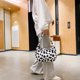 thumbnail image 3 of Bolso de hombro con estampado de leche de vaca para mujer Ehuebsd bolsa de mano de felpa con asa superior portátil para viaje diario para Otoño e Invierno, 3 of 9