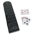 thumbnail image 2 of Pacific Shore Games Wooden Travel Cribbage Board Game Set, Continuous 3 Track, Black, 2 of 8