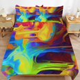 thumbnail image 2 of Duvet Cover Queen Size Color Vortex Tie Dyeing 3 Pcs Duvet Cover Set Bedding Sets Queen Soft Breathable, 2 of 6