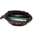 thumbnail image 5 of Lsque Lotus Leaf Starry Sky Guinea Pig Pattern Leather Rivet Shoulder Bag – Elegant Genuine Leather & Microfiber PU Crossbody with Detachable Adjustable Strap, 5 of 5