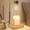 Wood-Gold Square, variant on Nurforta Candle Warmer Lamp with Timer: Adjustable Height Dimmable Candle Warmer 24-Hour Cycle Timer - Mother's Day Gifts for Mom Home Decor House Warming Gifts New Home