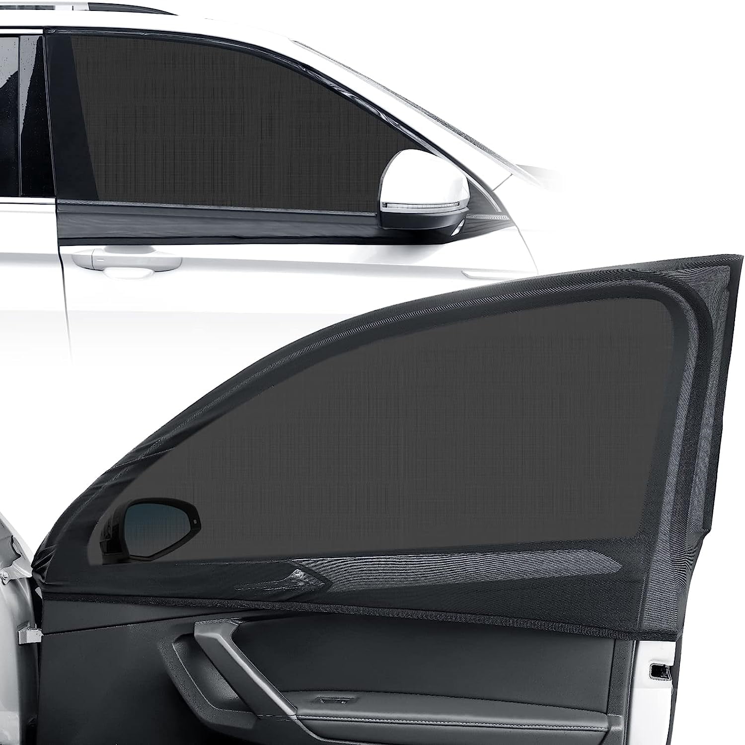 Mesh Car Window Shades 4 Pack Side Full Window Screen Covers for Baby