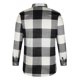 thumbnail image 5 of Blusa y camisa de manga larga con cuello vuelto para hombre, estilo informal, a la moda, con estampado de celosía y botones, con bolsillo tipo cárdigan, blusa de manga larga con cuello vuelto, blusa d, 5 of 6