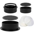 thumbnail image 1 of Burger Press Hamburger Patty Maker, Non Stick Stuffed 3 in 1 for Stuffed Burgers, Cheeseburger, Sliders, Regular Beef Burger with 200 Free Burger Papers, 1 of 7