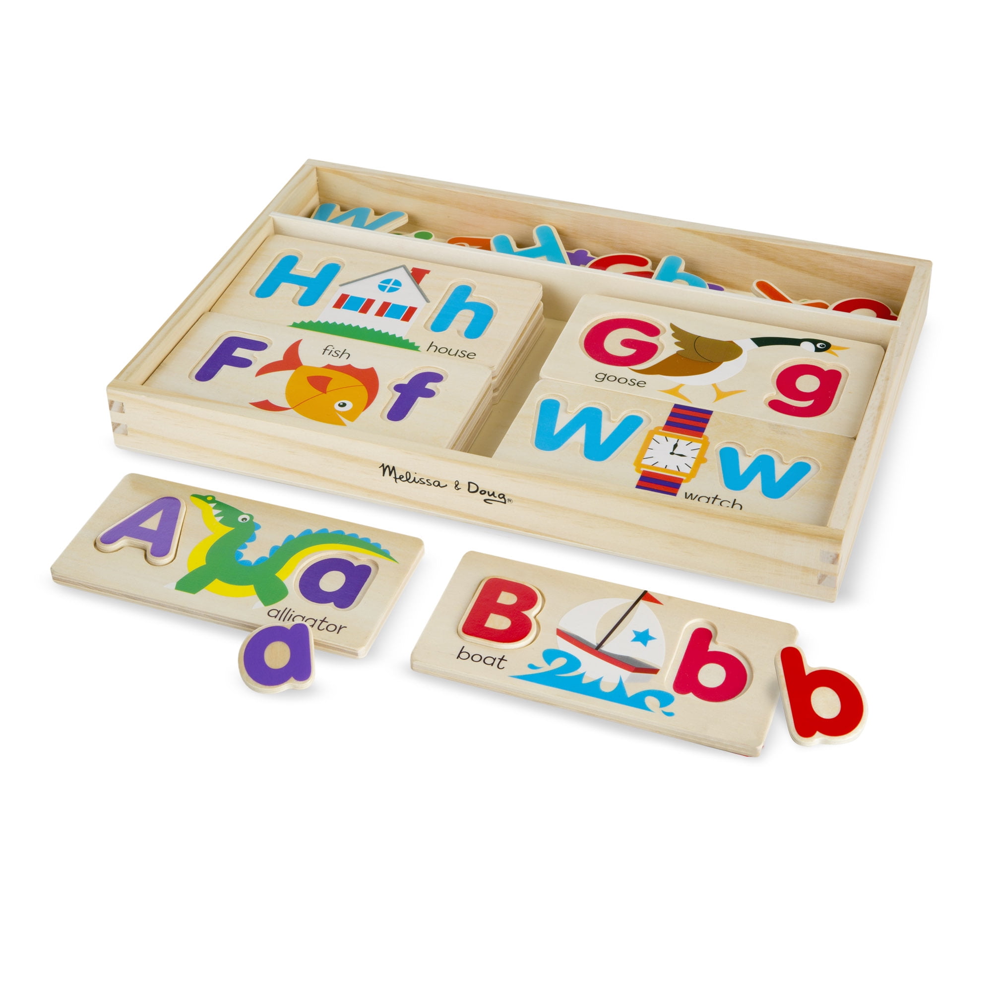 Wooden Alphabet AbacusTooky ToyBaby ToddlerLearning Educational Letters 