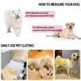 thumbnail image 6 of Dog Princess Dress For Large Dogs Girl Cotton Dog Clothes Cute Puppy Plaid Dress With Lace Medium Dogs Birthday Outfit Fashion Sweet Pet Dresses For Party Holiday(Yellow,4XL), 6 of 6