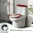 thumbnail image 5 of HELLHERO Santa Claus Decorations Elastic Fabric Toilet Seat Protector & Reusable Toilet Lid Dust Cover Set & Elastic Bottom for Household Elastic Edge, 5 of 8