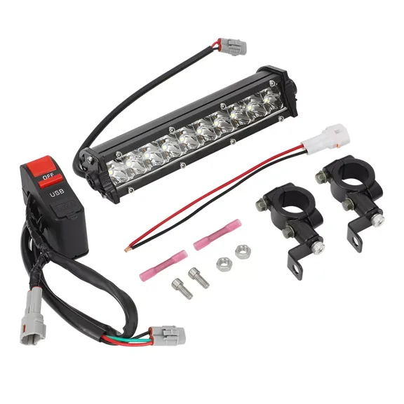 ​​60W LED Headlight Kit with Switch, Plug and Play Compatible with Honda TRX250X TRX90X ATV Models 1994-2022, Bright Replacement Headlamp Assembly​​