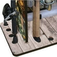 thumbnail image 5 of Rush Creek Creations 14 Fishing Rod Rack with 4 Utility Box Storage Capacity & Dual Rod Clips - Features a Sleek Design & Wire Racking System, 5 of 8