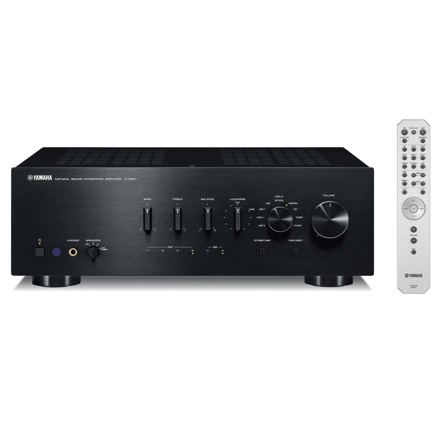 【訳あり】YAMAHA ステレオアンプ A-1 本体 Yamaha A-S801 Integrated Amplifier (Black) - Walmart.com