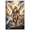 Unframe-style, variant on Angel Warrior Canvas Wall Art Divine Archangel Knight Golden Armor Wings Epic Fantasy Artwork for Living Room Bedroom Decor Inspirational Religious Wall Decor Pictures