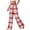 Red(Womens Pj Pants), variant on LUVDA Womens Plaid Pajama Pants Flannel Casual Stretch Wide Leg Pj Pants with Pockets Comfy Soft Lounge Sleepwear